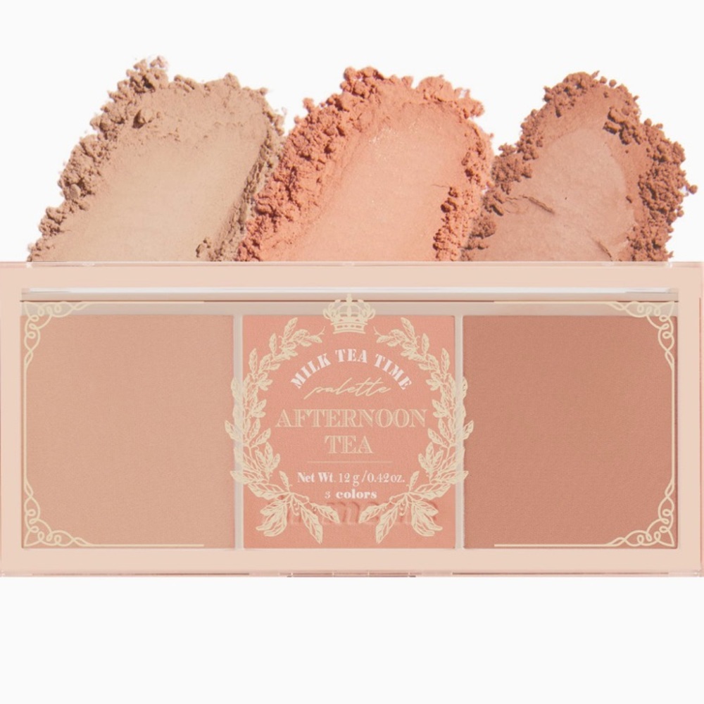 💎 I'm Meme Palette Afternoon Tea Blusher Milk Tea Time New In Box Full-Size